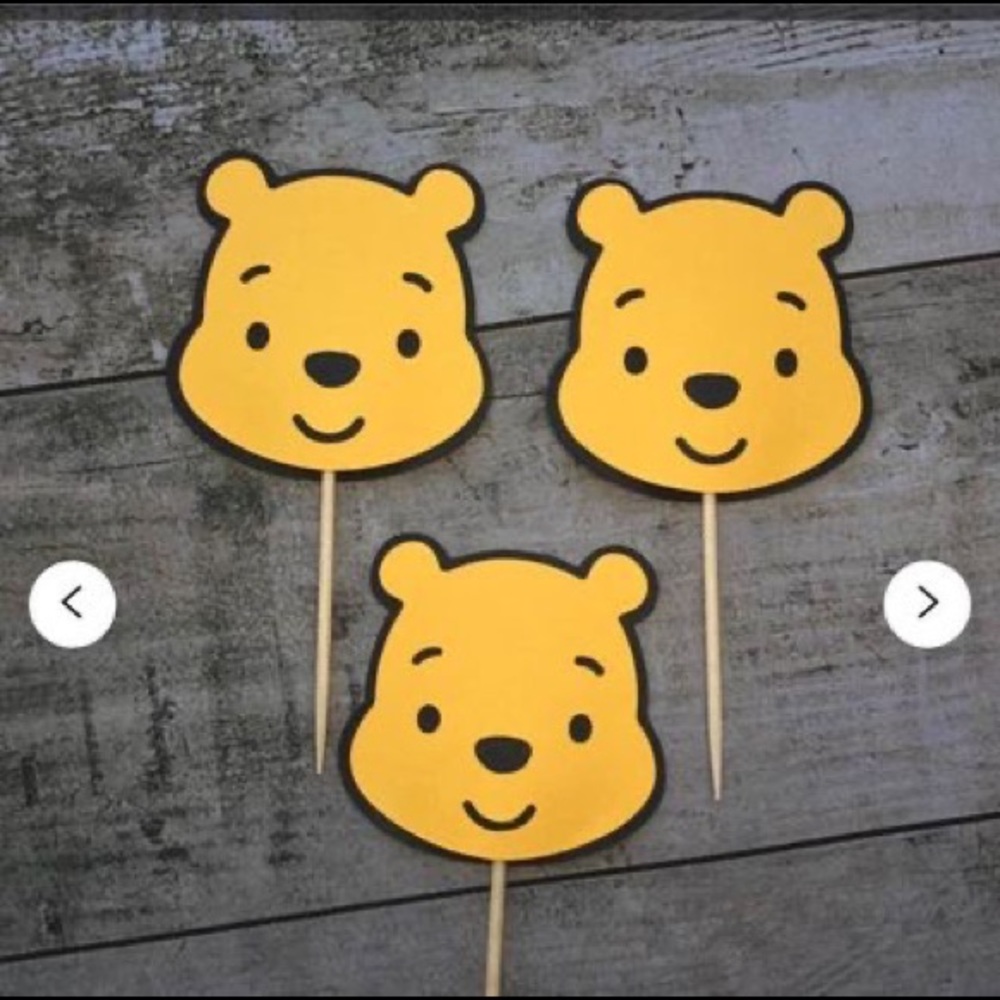 Winnie the Pooh Cupcake Toppers